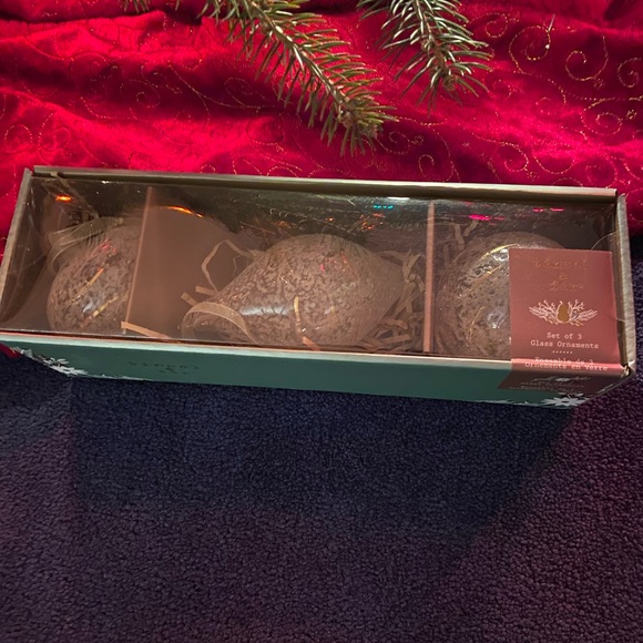 Tinsel & Fir Glass Ornaments - Picture 4 of 4